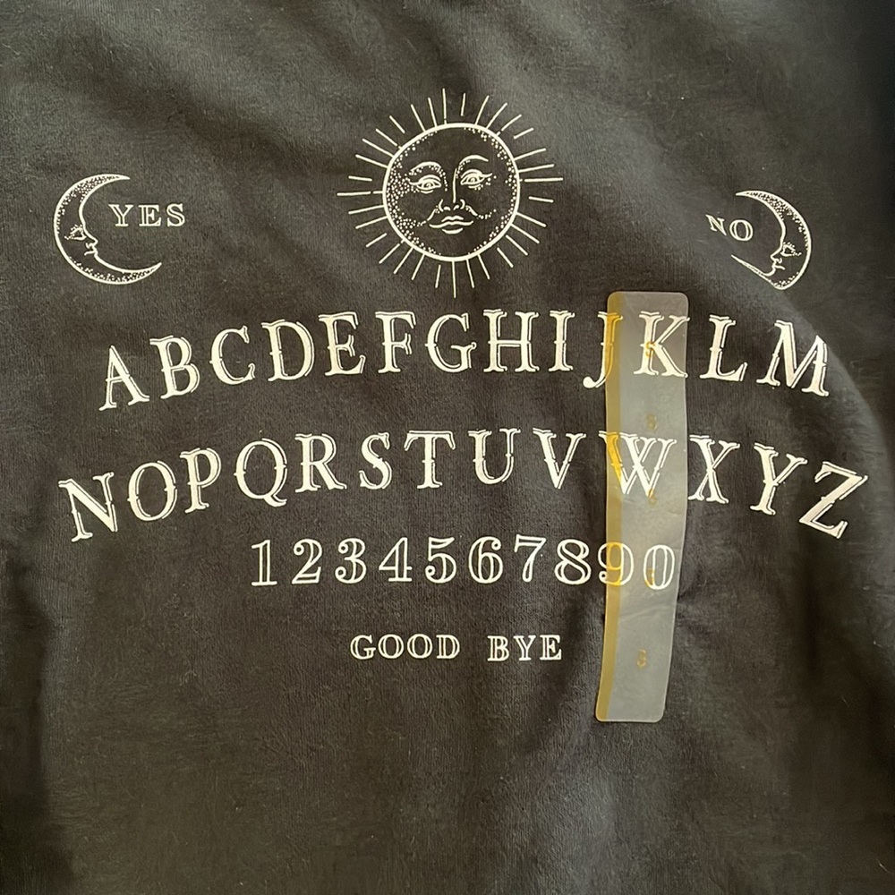Unisex Ouija Board Vintage Logo Sweatshirt / Halloween - Picture 3 of 5